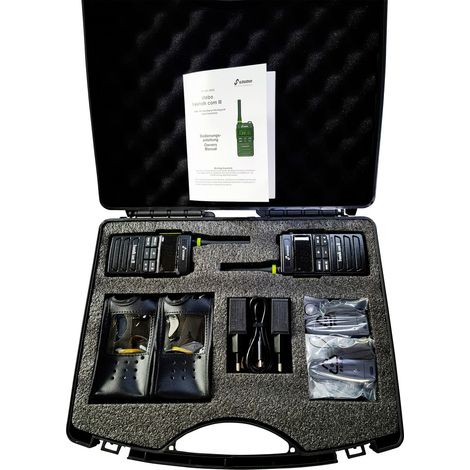 Stabo freetalk com III Funkkoffer 20263 PMR-Handfunkgerät 2er Set (1/2)