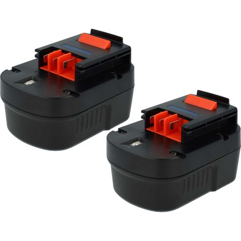 EXTENSILO 2x Akku kompatibel mit Black & Decker Firestorm FS1202D, FS12PS, FS12PSK, FSD122 Elektrowerkzeug (3300 mAh, NiMH, 12 V)