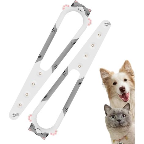 Door Prop for Cats, Dog Proof Cat Door Holder, Adjustable Cat Door Latch,12.4x3.15x0.12 inches Portable Pet Gate Lock for Bedroom, Kitchen, Living Room, Study Room (1/5)