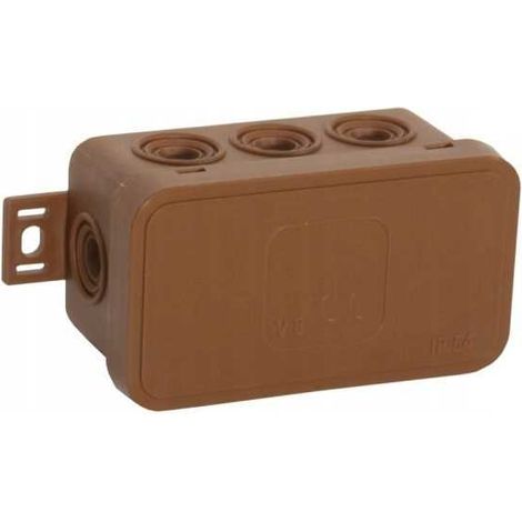Scatola flessibile V8 80x45x41mm IP54 marrone (1/2)