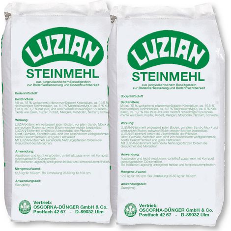 Farine de roche Luzian 12,5 kg conditionneur de sol