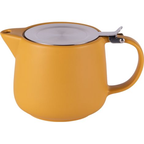 Table Passion - Théière avec filtre Uno 0.9L jaune (1/3)
