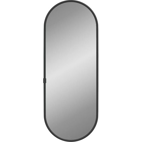 Maison Exclusive - Wandspiegel Schwarz 40x15 cm Oval (1/5)