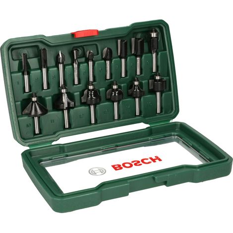 Bosch HM-Fräser-Set 15-teilig mit 8 mm Schaft 2607019469