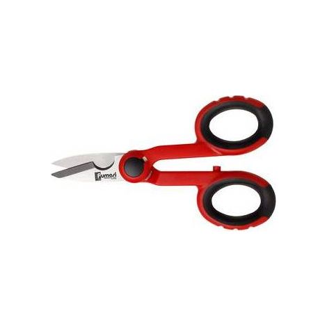 FORBICI PER ELETTRICISTI CON TAGLIOCAVO Misura: 145 mm