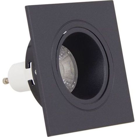 Pack de 3 spots encastrables GU10 50W blanc chaud 2700K orientables – Installation rapide – Angle d’éclairage 36° – PACK3SP50CAN (1/5)