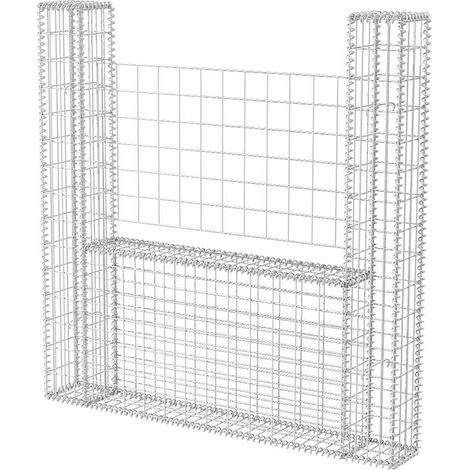 Maison Exclusive - Gabionenkorb U-Form Stahl 160×20×150 cm (1/5)