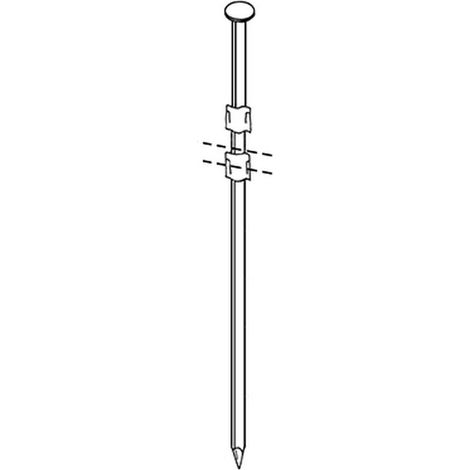 1 650 Pointes en Bande P.E 20° Lisses - 3.4x100 mm - D-Work (1/5)