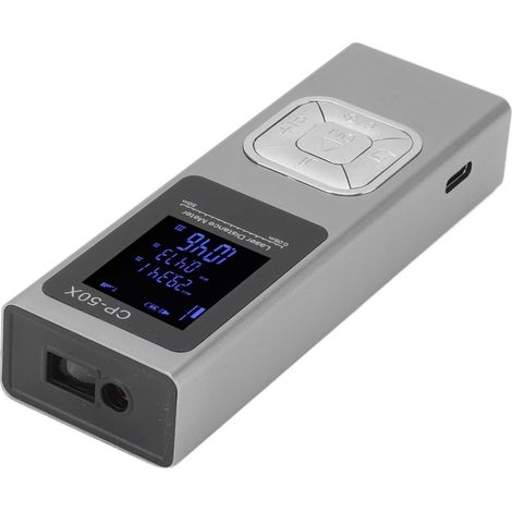 Télémètre Électronique Portable avec Voix, Mesure Précise jusqu'à 50m pour Intérieur