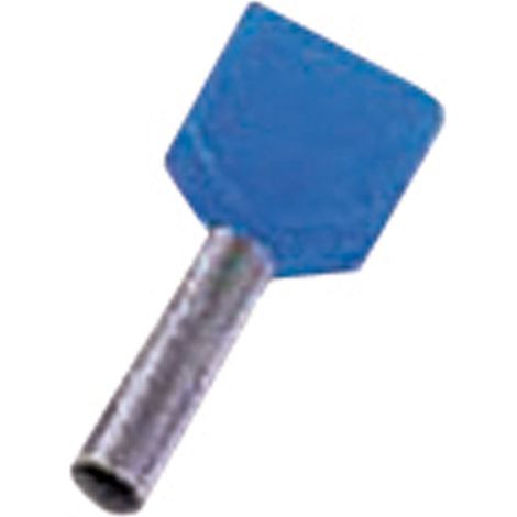 Intercable Tools Zwillingsaderendhülse 2x2, 5qmm blau ICIAE213Z 100 Stk (1/4)