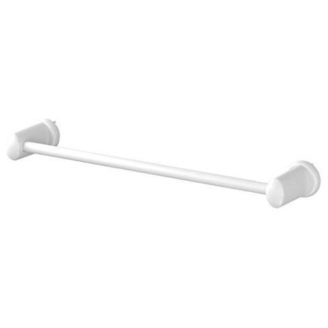 Barre porte-serviette 375 mm blanc SILAY-APANEO - Finimetal 3900147 (1/2)