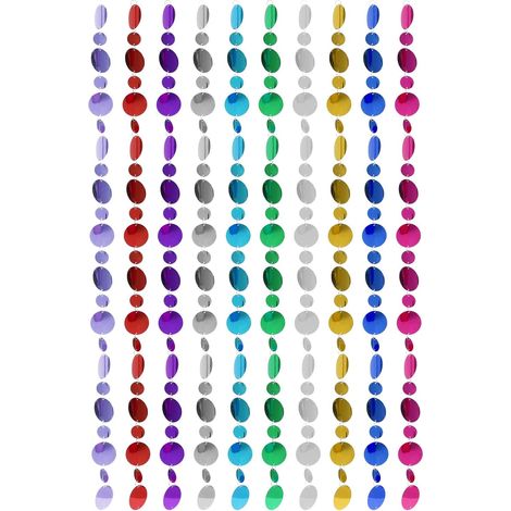 Rideaux à Paillettes Plusieurs Styles Design Élégant et Original Lot de 10 en PVC Créant Une Atmosphère Romantique pour Décoration de Porte de Mariage (1/5)