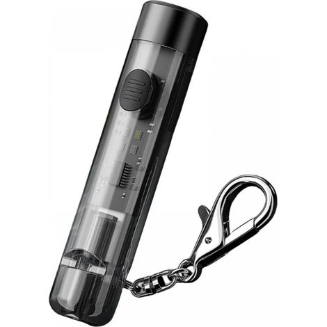 Schlüsselanhänger-Taschenlampe, mehrere Leuchtmodi, kleine Taschenlampe, USB-aufladbare Taschenlampe, wasserdichte Schlüsselanhänger-Taschenlampe (1/4)