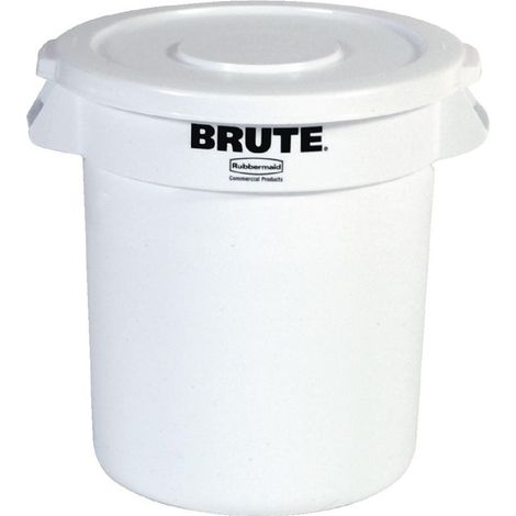 Collecteur Rubbermaid blanc 121,1L - BRUTE (1/2)