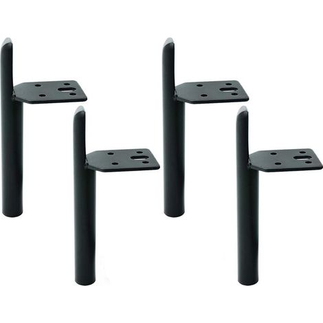 Pieds de meubles pied de table métal noir pied pour meuble de bricolage utilisé pour canapé table basse armoire Accessoires de matériel de jambe de canapé de luxe léger en métal de style européen