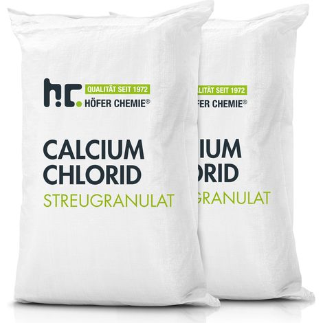 2x 25 kg Calciumchlorid Streugranulat & Entfeuchtergranulat