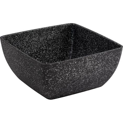 Bol en aluminium antiadhésif Noir/argenté 19 x 19 cm Hauteur 9 cm 1,5 l (1/5)
