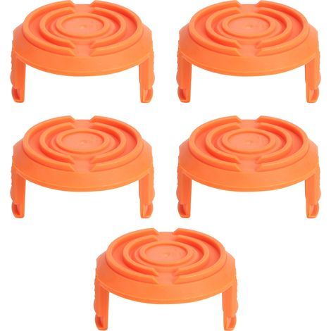 Lot de 5 couvercles de capuchon de bobine de coupe-herbe pour coupe-bordures Worx WA0010 (1/5)