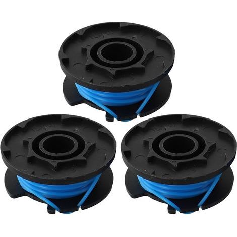 Lot de 3 Bobines de Fil de Coupe pour Ryobi One+ - Compatibles RAC125 AC14RL3A RLT1830H13 RLT1825LI OLT1831S (1/5)