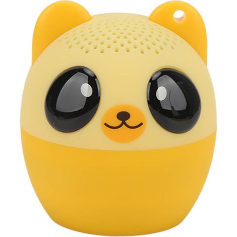 Mini enceinte Bluetooth pour animaux de compagnie, enceinte sans fil en forme d'animal mignon avec fonction selfie, ours pour enfants. (1/5)