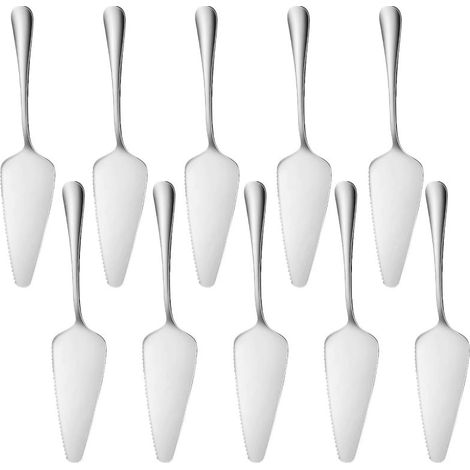 Irovami Ensemble de 10 couverts en acier inoxydable, spatule à gâteau (1/5)