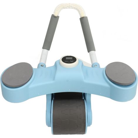 Roue abdominale double ronde pour la maison, appareil de musculation pour hommes et femmes, exercices pour les abdominaux (bleu) (1/5)