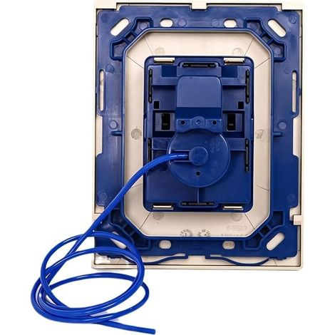 Tubo flessibile pneumatico in PVC blu da 1 m per interruttore di scarico della cassetta del WC, pezzo di ricambio per tubo di scarico pneumatico del WC (1/4)