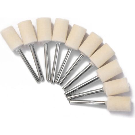129 pièces outils de roue de polissage abrasif feutre de laine accessoires de polissage de Surface métallique outil rotatif (1/5)