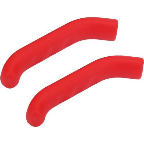 Copertura protettiva per leva del freno, manopole in silicone per manubrio di bicicletta, antiscivolo e impermeabili, accessorio protettivo - Accessori per bicicletta - Rosso (1/4)