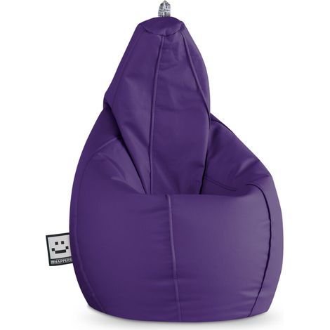 Puff Pera Polipiel Lila Happers XL