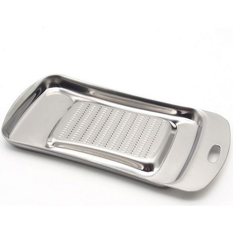 Rallador de jengibre, acero inoxidable, herramienta para moler ajo, resistente a la corrosión, cocina y viajes (1/5)
