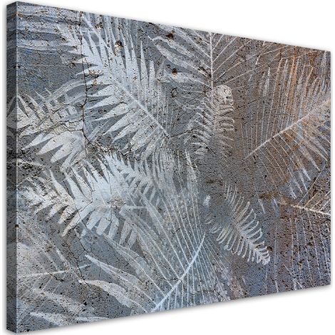 Quadro su tela, Foglie di felce - 60x40 (1/4)
