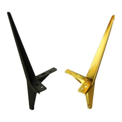 Sofa legs, metal feet, Nordic-style light luxury three-pronged accessories, TV cabinet, coffee table, high-quality diamond-shaped extended furniture accessories (1/5)