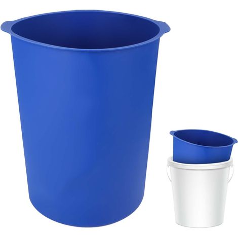 Revêtement de Seau de 5 Gallons, Revêtements de Seau en Silicone Réutilisables avec Échelle de Mesure sur la Paroi Intérieure Bucket Liner pour Les mélanges Fins de Mortier et de Béton