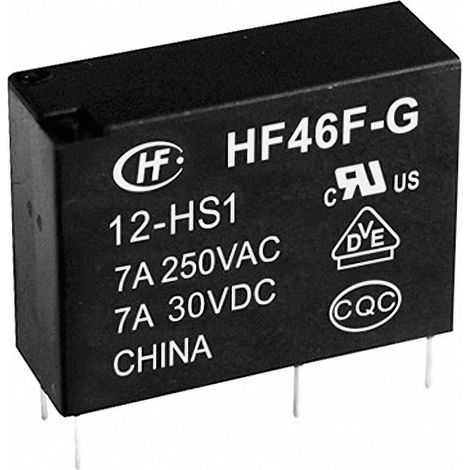 Hongfa HF46F-G/024-HS1 Printrelais 24 V/DC 10 A 1 Schließer 1 St. (1/2)