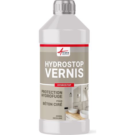 Arcane Industries – Cire imperméabilisante hydrofuge pour béton ciré – 200 ml – Protection anti-taches et résistance chimique – Application facile