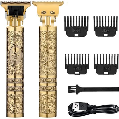 Men's Electric Hair Clipper, Wireless Hair Clipper, USB Rechargeable Hair Clipper for Men Barber (1/5)