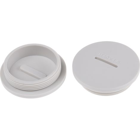 Bouchon obturateur RS PRO M40 x 1.5, Ø 39.9mm - 45.8mm en Nylon 66 ( Prix pour Paquet de 50 )