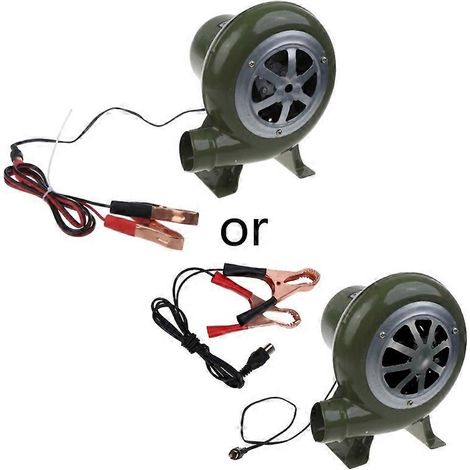 Ventilateur de barbecue pour allume-feu de camping, souffleur électrique pour forge de forge, DC12V 2800RPM-60W- (1/5)