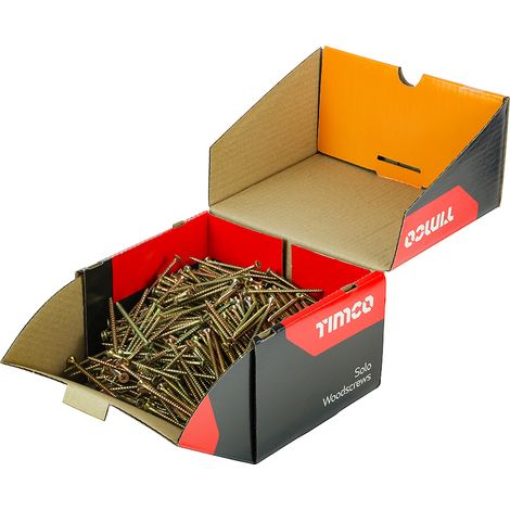 TIMCO Solo Countersunk Gold Woodscrews - 5.0 x 80 (1/4)