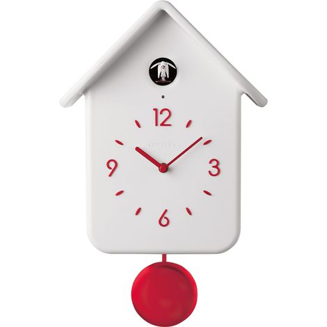 Horloge Guzzini modèle 16860211 blanche silencieuse plastique