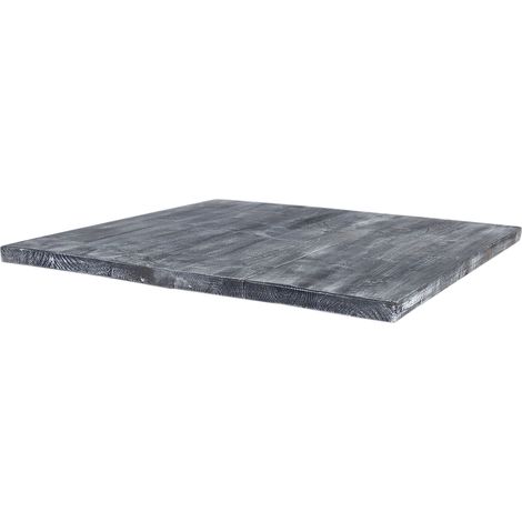 Tischplatte Shabby schwarz 85x85cm (1/5)