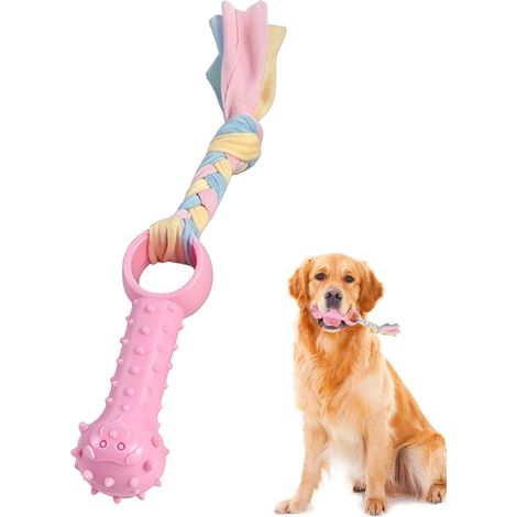 Dog Toy — Interactive Animal-Themed Toothbrush — Durable, Chew-Resistant Teething Toy — Cleans Teeth — Suitable for Indoor and Outdoor Use (1/5)