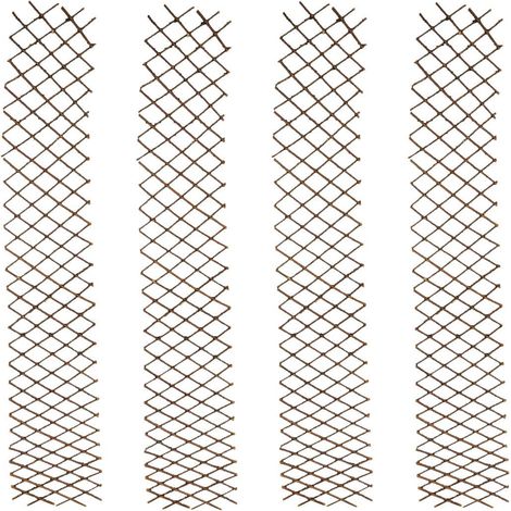 Set of 4 Expanding Willow Trellis (180cm x 30cm) (1/5)