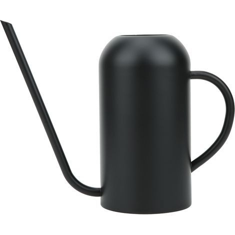 Annaffiatoio in acciaio inox da 1,5 litri con beccuccio lungo per casa, bonsai e giardino, ideale per l'irrigazione.