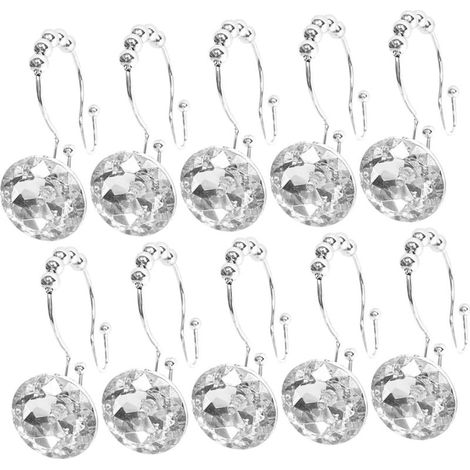 12 pièces De Rideau De Lot de Panneaux Décoratifs Installation Facile Compatible avec Tringles Standard Design Élégant Et Pratique pour Rideaux De Fenêtre