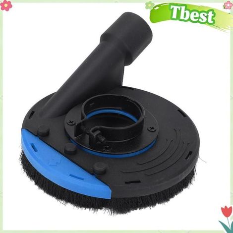 Tbest cache-poussière pour meuleuse d'angle Carénage anti-poussière pour meuleuse d'angle quincaillerie tambour B-100L Bleu Noir (1/5)