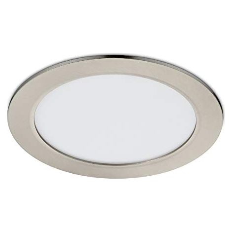 TRIO LEUCHTEN - FARETTO PINDOS AD INCASSO LED 1xSMD TONDO DIAMETRO 22,5 CM IN METALLO SATINATO (1/4)