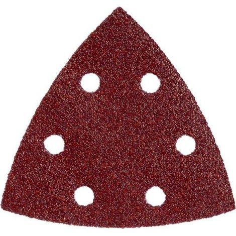 METABO 25 Haftschleifblätter 93x93 mm, P 80, Holz+Metall, für Dreieckschleifer (624982000) (1/2)