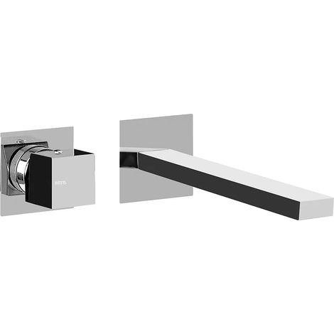 Miscelatore lavabo a muro cromato lucido Torre (1/3)